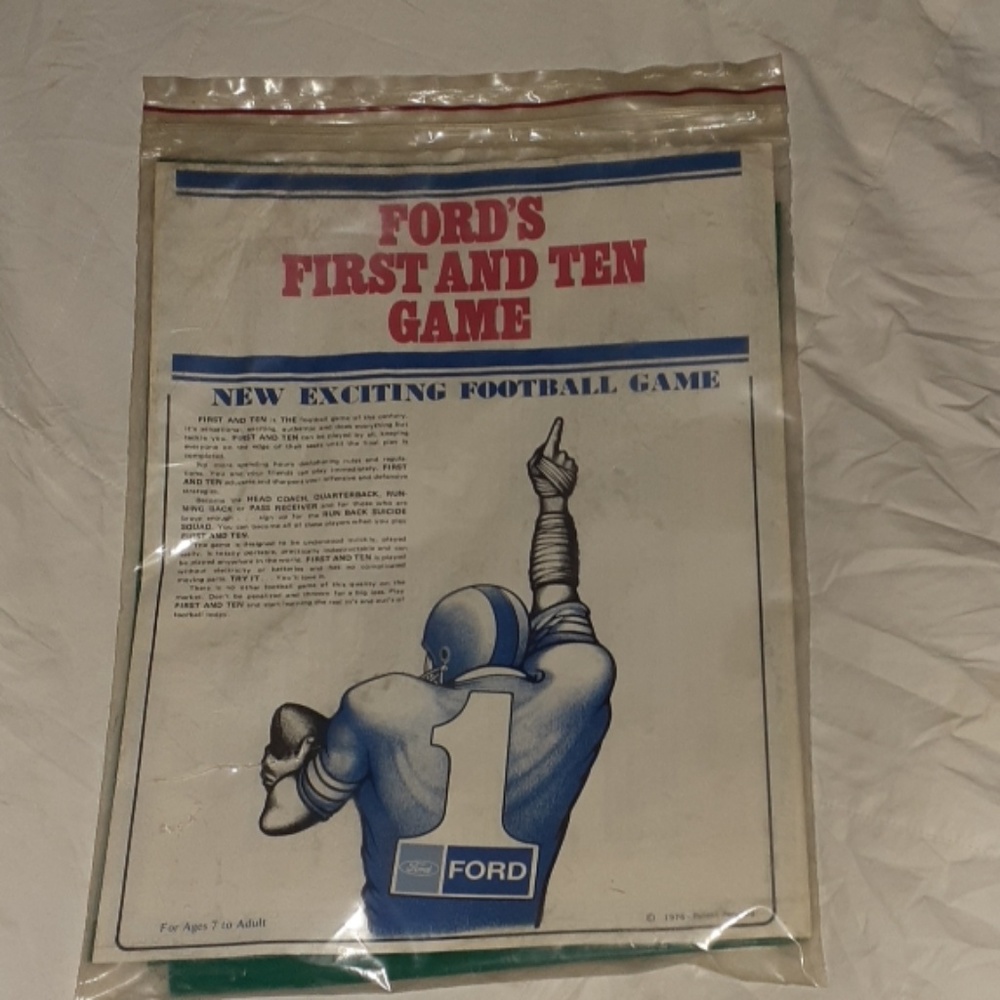 Rare Vintage Ford promotional game